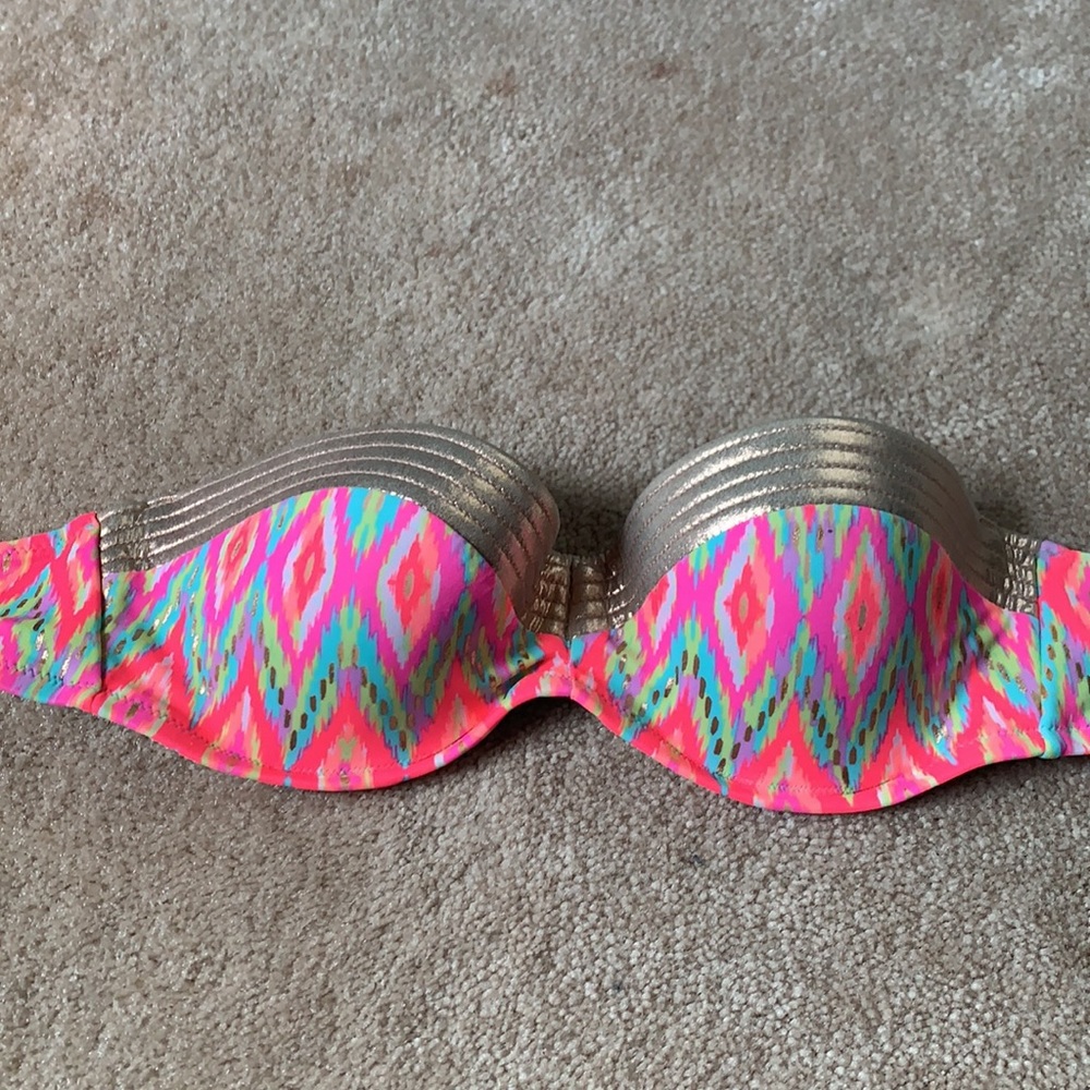 Multicolor strapless bikini - Picture 4 of 6